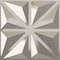 Ekena Millwork 19 5/8in. W x 19 5/8in. H Bailey EnduraWall Decorative 3D Wall Panel Covers 2.67 Sq. Ft. WP20X20BIBCR - alternate 1